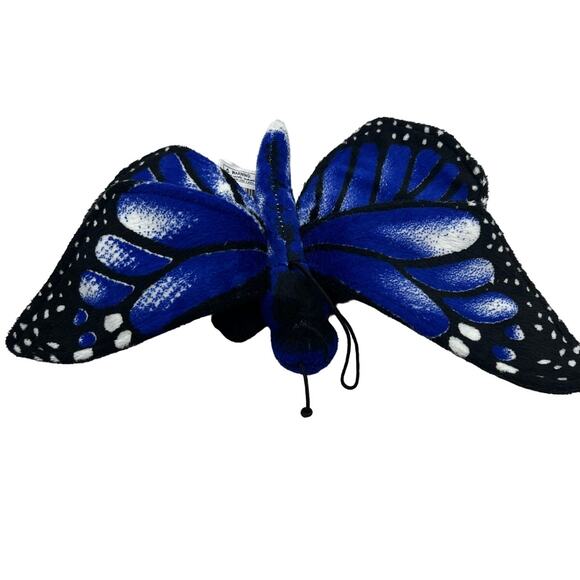 Adventure Planet Plush Butterfly Blue Morpho - Picture 3 of 4